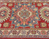 3x4 Red Kuba Afghan Hand Knotted Wool Area Rug